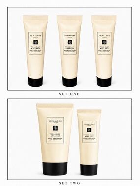 Jo Malone Wood Sage & Sea Salt Bundles • 3 Body & Hand Lotion OR Lotion & Wash